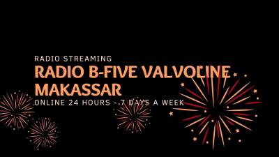 LOGO RADIO BFIVE VALVOLINE MAKASSAR